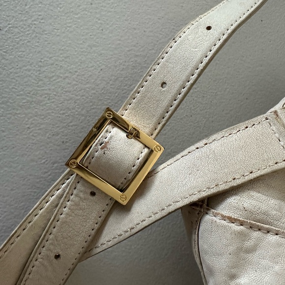 Tory Burch Distressed Pebble Leather Satchel - Picture 17 of 17